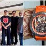 Rishab Rikhiram Sharma's Rs 35.88 lakh Jacob & Co. Ram Janmabhoomi watch steals the spotlight as he poses with the Ramayana team | Hindi Movie News