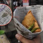 The hidden health risk of eating food wrapped in newspaper