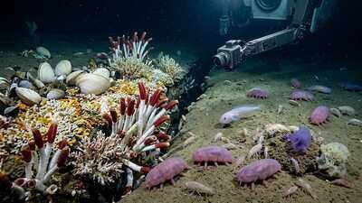 Scientists discover the deepest animal ecosystem ever found, thriving nearly 10 kilometres beneath the Pacific Ocean |