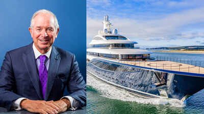 He manages a $1.4 trillion empire and wears a $140 Swiss watch. Now Stephen Schwarzman has a $400 million superyacht with a glass-bottom pool, helipad and fold-down balconies