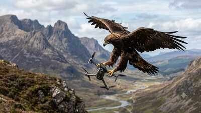 The Dutch police trained eagles to catch illegal drones, but the unusual experiment was later abandoned