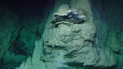 Scientists drilled 1.3 km beneath the Atlantic and found superheated water that may fuel one of Earth’s strangest sunless ecosystems