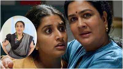 Urvashi's iconic 'Achuvinte Amma' scene gets a Vidya Balan TWIST; Keerthy Suresh, Anjali Menon and more react | Malayalam Movie News