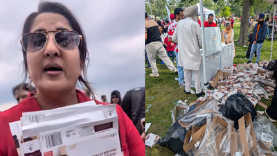 Watch video: 'Native' Canadian woman blames Indians for throwing trash during Canada Day celebrations, says 'you should be ashamed'