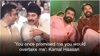 'You once promised me you would overtake me': Kamal Haasan on Mammootty's Best Actor National Award win; Mohanlal reacts | Malayalam Movie News