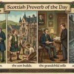 Scottish proverb of the day: "The father buys, the son builds, the grandchild sells and his son begs" - an enduring lesson on preserving success across generations | World News