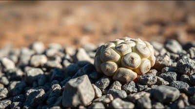 Lithops werneri: The tiny Namibian plant that survives by disguising itself as a pebble. Fewer than 200 now remain in the wild