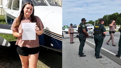 Florida woman flight instructor safely lands an aircraft on busy Interstate 10 after engine trouble, then tells drivers, "My fault for the traffic guys" | World News