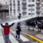Argentina property bill protest: Police fire tear gas, water cannons at demonstrators — watch