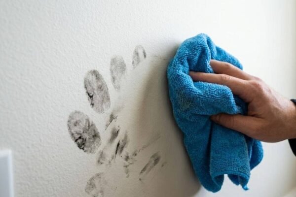 How to remove greasy fingerprints from painted walls: 5 simple cleaning methods |