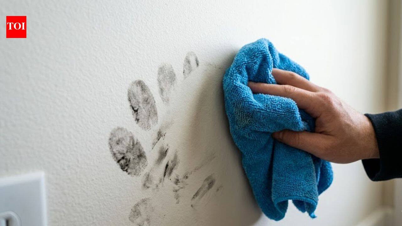How to remove greasy fingerprints from painted walls: 5 simple cleaning methods |