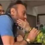 Jackie Shroff kneels down, touches and kisses Vyjayanthimala's feet as she turns 93, calls the 'Jewel Thief' actress his 'favourite'
