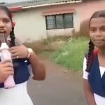 They used an umbrella as a microphone to report a broken road; 3 Maharashtra schoolgirls went viral and got results