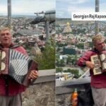 The Tbilisi street musician who surprises Indian travellers by singing the iconic ‘Mera Joota Hai Japani’ song