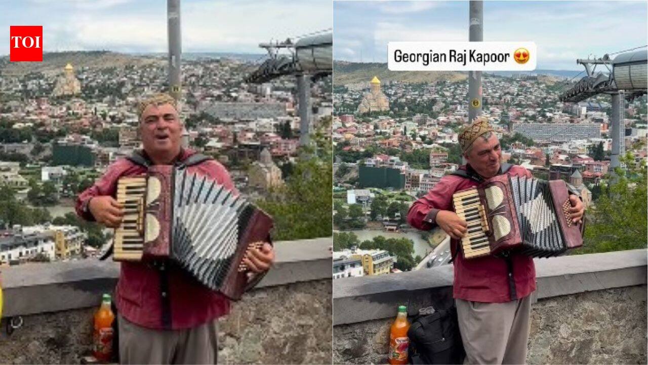 The Tbilisi street musician who surprises Indian travellers by singing the iconic ‘Mera Joota Hai Japani’ song
