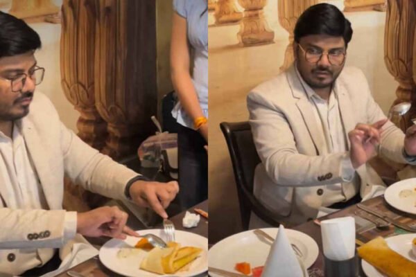 ‘Angrez chale gaye, angrezi chhod gaye’: Nagpur etiquette coach says eat dosa with fork, spoon; Internet goes mad! |