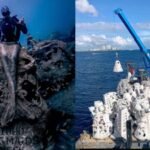 In 2019, Florida began sinking mermaid-shaped reef sculptures; the project now has more than 300 habitat and art modules in South Florida