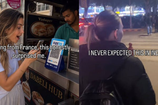 ‘Scan, pay, done’: French woman stunned to find UPI QR codes everywhere in India, even for Rs 20 snacks