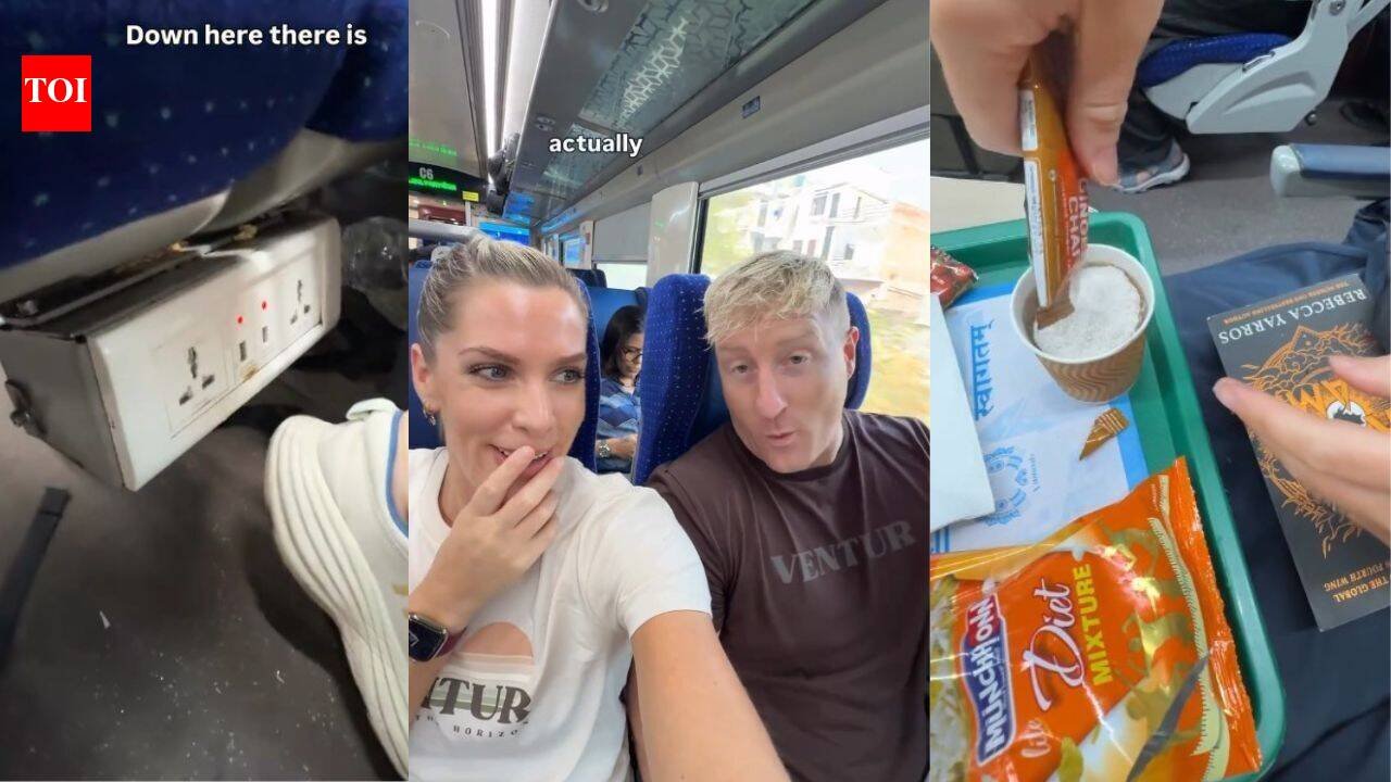 Vande Bharat is “really, really cool”; British family calls Delhi-Jaipur ride “pretty pleasant” and praises snacks, ginger chai at an affordable ₹1,200 ticket