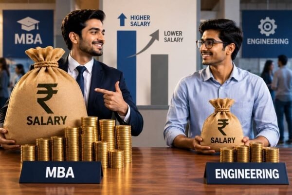 MBA degree is paying more than engineering: Top 10 B-schools offer Rs 27.4 lakh average, while the salary premium of MBAs over engineering is set to rise from 52% to 59%