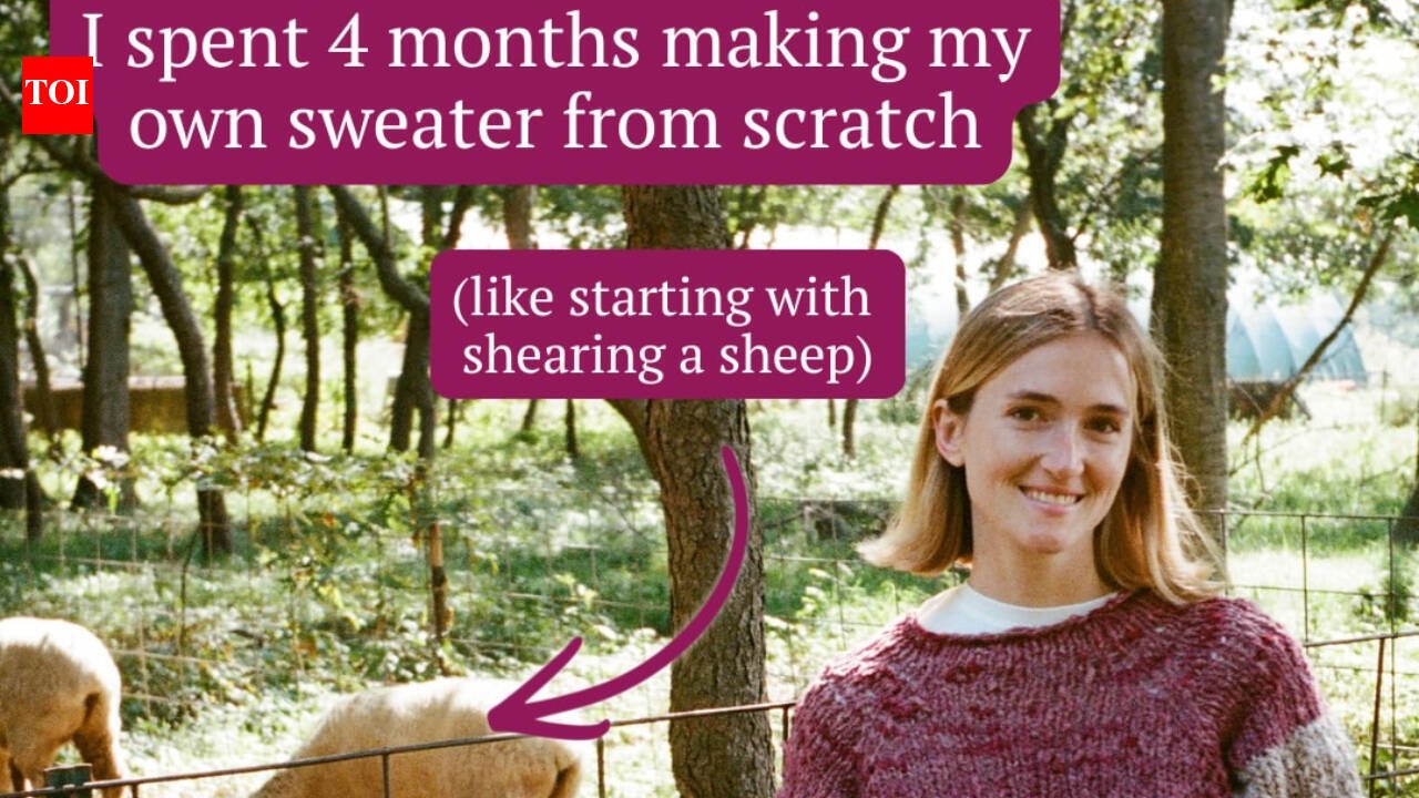 From sheep to sweater: This woman spent 4-months and Rs 70,000 in making a sweater from scratch - her experiment reveals the real cost of slow fashion