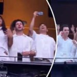 Nick Jonas and Priyanka Chopra twin in white; couple get groovy with Joe Jonas and Tatiana Gabrielle at Backstreet Boys concert - WATCH |