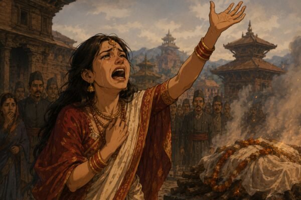 Historical Legends From Nepal: Why is Nepal called ‘ Sati le Sarape ko Desh’ or the land cursed by Sati: The haunting legend of Bhim Malla and his helpless wife