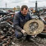 A man searching a Polish scrapyard for car parts found an 1,800-year-old Roman-era shield containing cremated human bones