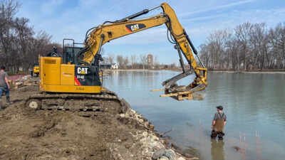 Michigan's historic Ford House is replacing concrete shoreline with natural habitat; the $7 million project will restore 1 mile of shore and 17.5 acres of aquatic and wetland habitat