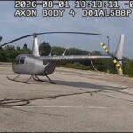 A 69-year-old Wisconsin pilot landed his helicopter in a Cabela’s parking lot for a shopping trip; deputies checked the flight and issued no citation