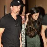 Hrithik Roshan, Saba Azad spotted hand-in-hand after a movie date, amid break-up rumours after a screenshot claimed the 'Krrish' actor to be on a dating app
