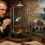 In 1854, William Thomson used a tiny mirror on a suspended magnet to help solve the problem of sending telegraph signals across the Atlantic
