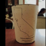 In 2015, this ordinary coffee cup hid seeds inside its paper; after the last sip, you could plant it instead of throwing it away |