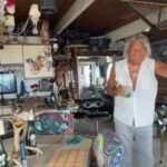 In the 1970s, Marty Bluewater bought a small piece of a Washington island planned for 800 homes; decades later, the entire 400-acre island is a wildlife refuge and he is its only resident
