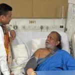 Mithun Chakraborty Health News: Mithun Chakraborty hospitalised, undergoes minor surgery in Kolkata, West Bengal CM Suvendu Adhikari drops health update on the actor after visiting him - PICS inside | Hindi Movie News