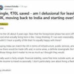 ‘Honeymoon phase’ over: NRI with Rs 70 lakh savings wants to quit UK life and return to India |