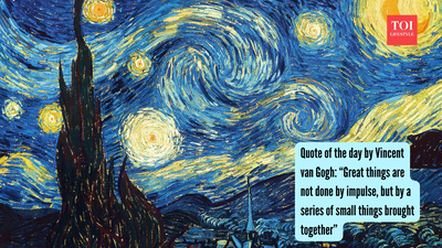 Vincent Van Gogh: Quote of the day by Vincent van Gogh: “Great things are not done by impulse, but by a series of small things brought together”