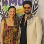 'Ramayana' star Rakul Preet Singh looks regal in Rs 75,000 mustard floral anarkali as she attends event with Jackky Bhagnani |