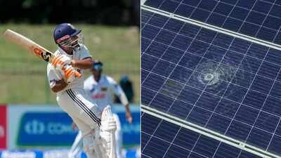 IND vs SL: Rishabh Pant's 95m monster six damages solar panel on Colombo stadium roof - Watch | Cricket News