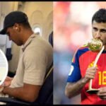 World Cup Golden Ball winner Rodri shocks passengers by boarding ultra-budget Ryanair flight to Liverpool
