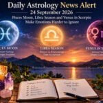 Daily Astrology News Alert, 24 September 2026: Pisces Moon, Libra Season and Venus in Scorpio Make Emotions Harder to Ignore