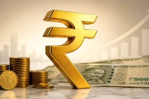 Rupee gains 26 paise as 7.8% GDP growth offsets global market jitters