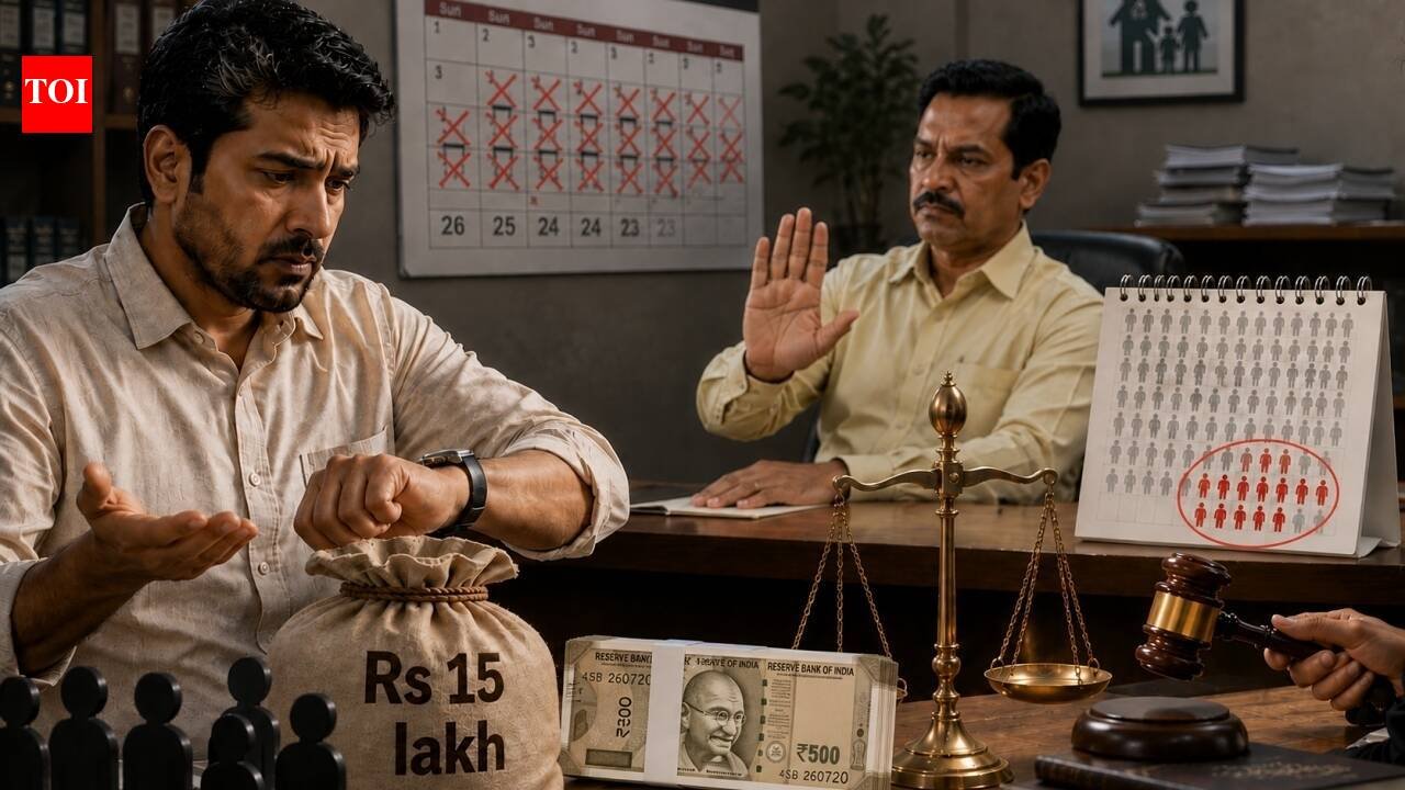 Mobile shop owner won Rs 15 lakh chit prize but waited 55 days for payout; company blamed late sureties, but consumer commission found its records contradicted the claim and ordered Rs 44,500 relief