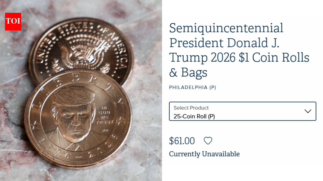 Trump’s face debuts on US currency, $1 coins run ‘out of stock’ within hours