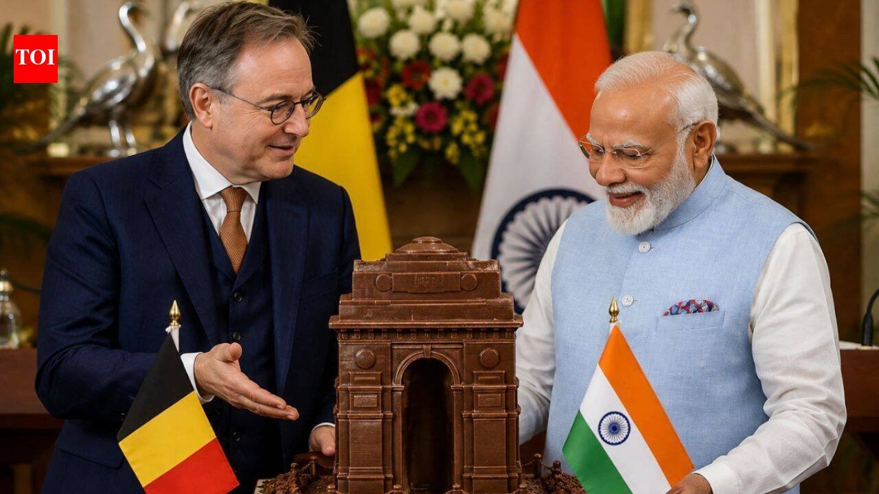 ‘Chocolate is excellent for diplomacy’: Belgian PM’s India Gate gift for PM Modi melts away on the journey, but the sweet message remains