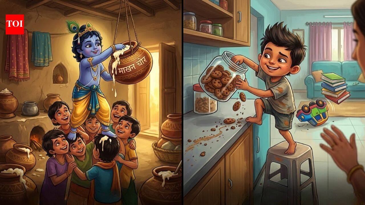 Before you call your child 'naughty,' remember Krishna was called ‘Makhan Chor’: Why mischief, curiosity and playfulness are important parts of a happy and healthy childhood