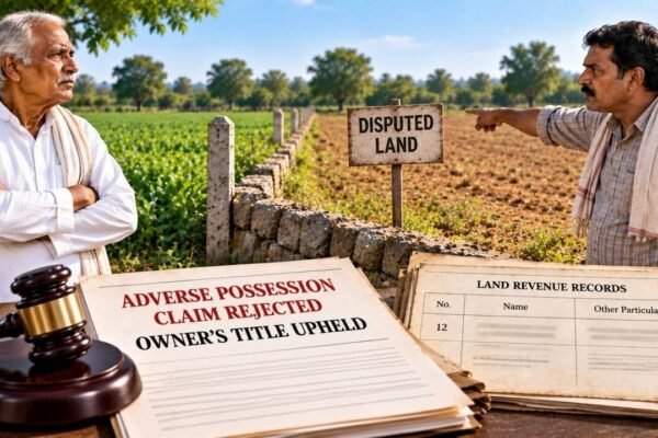 Neighbour occupied 4.27 acres for 40 years and his name was added in land records; Karnataka HC rejects adverse possession claim and restores original owner’s title