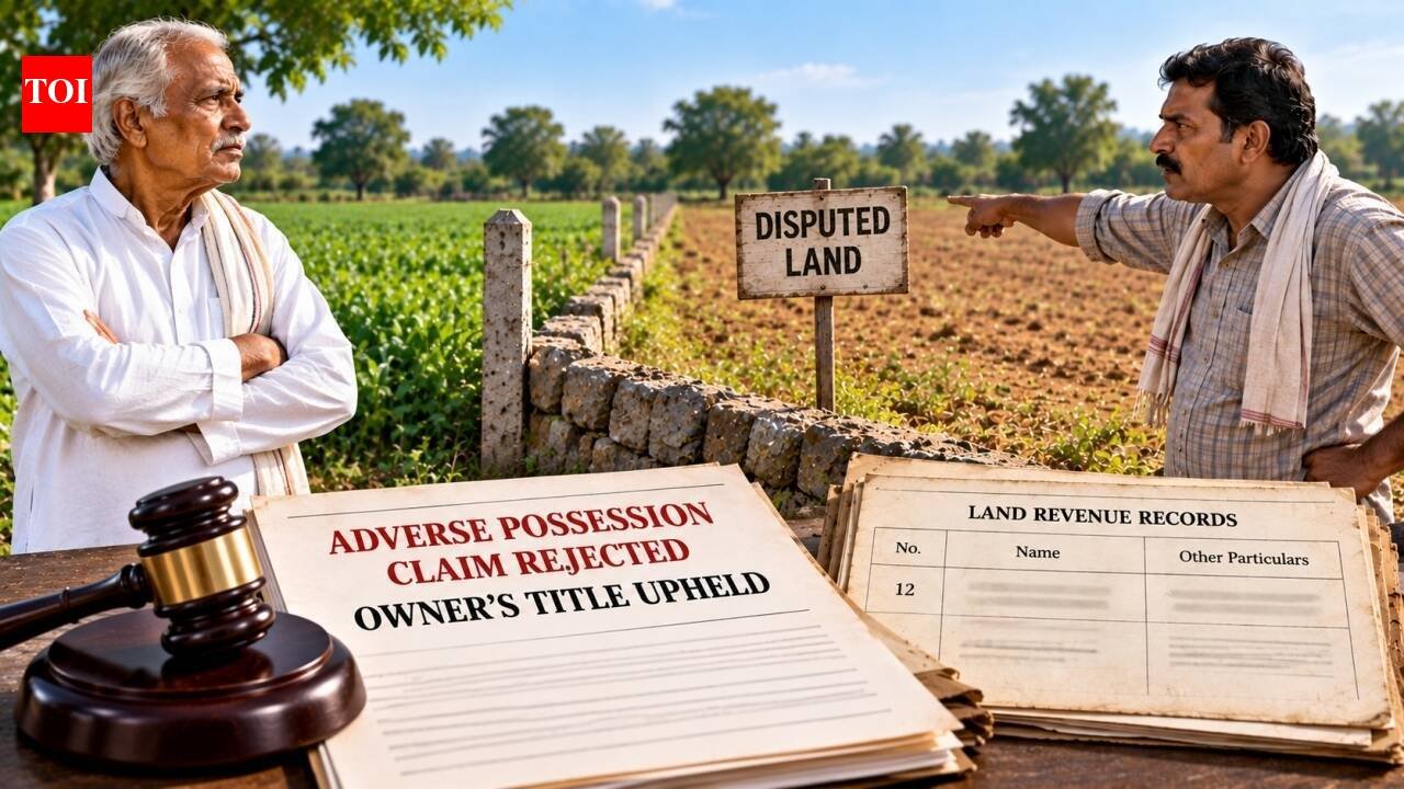 Neighbour occupied 4.27 acres for 40 years and his name was added in land records; Karnataka HC rejects adverse possession claim and restores original owner’s title