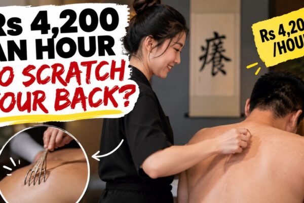 Would you pay Rs 4,200 an hour to have someone scratch your back? This Chinese entrepreneur has made it a business