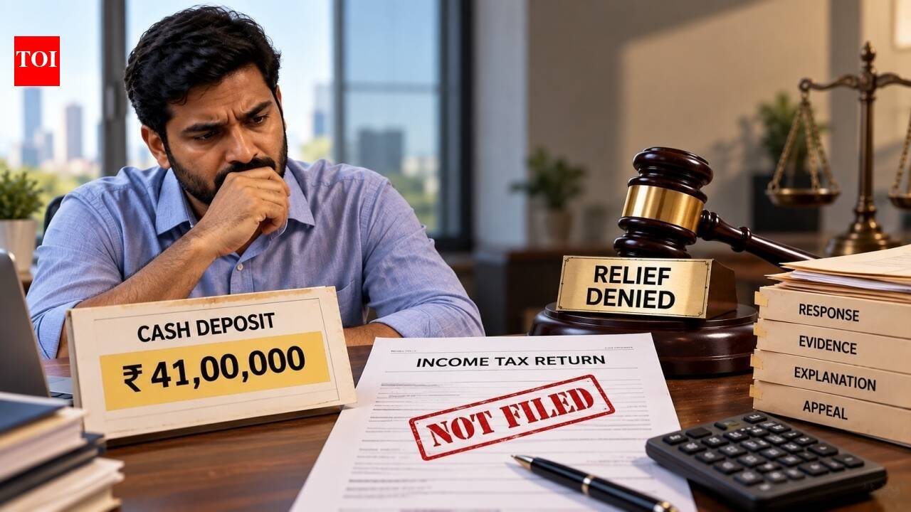 Bengaluru man had Rs 41.69 lakh unexplained cash deposits, filed no ITR, claimed income below Rs 5 lakh and said his wife and father paid his expenses; why ITAT still refused relief